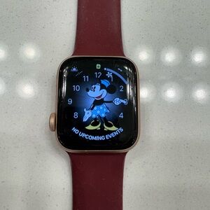 Apple Watch Series 4 40MM Rose Gold with Burgundy Band